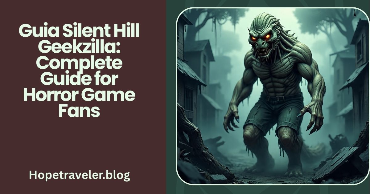 Guia Silent Hill Geekzilla: Complete Guide for Horror Game Fans
