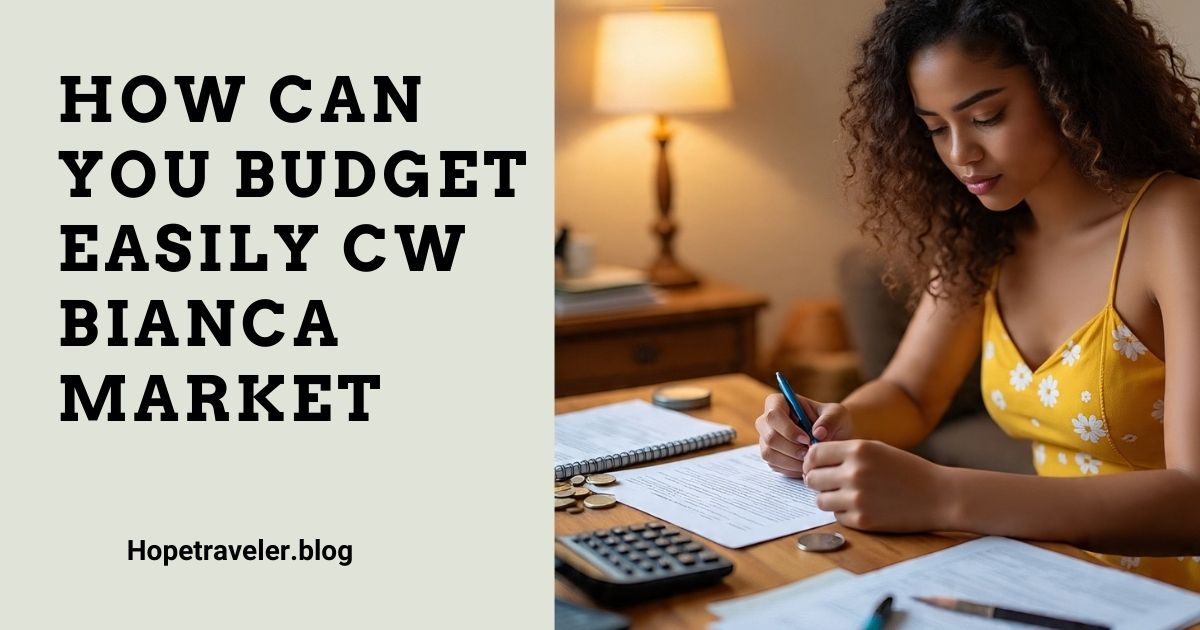How Can You Budget Easily CW Bianca Market