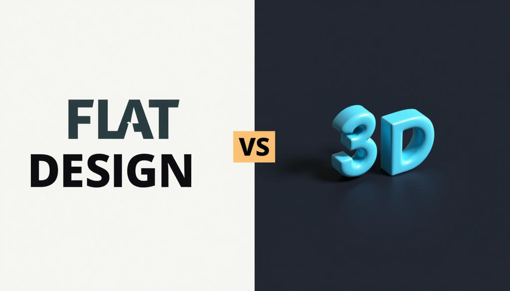 Trends in Flat vs. 3D Design