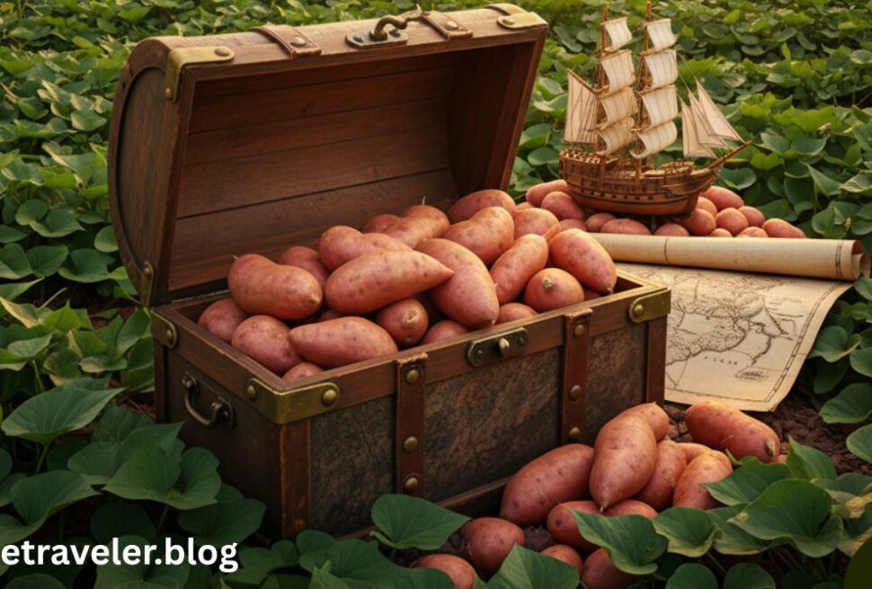 How Far Did Sweet Potatoes Travel to Georgia.