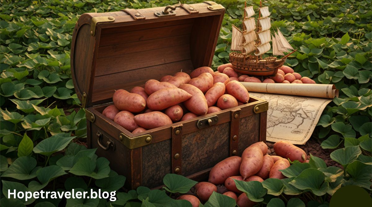 How Far Did Sweet Potatoes Travel to Georgia
