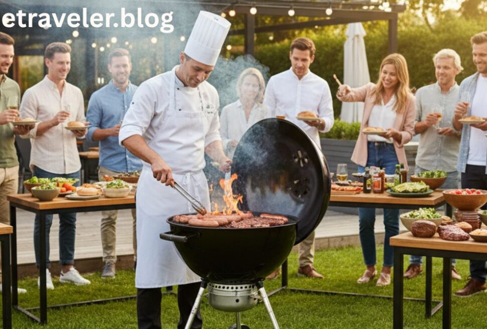 Weber Grillvorführung.