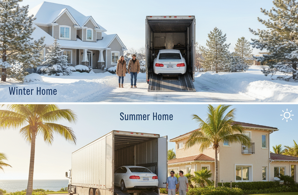 Snowbird’s Complete Car Shipping Guide: How to Transport Your Vehicle Between Summer and Winter Homes
