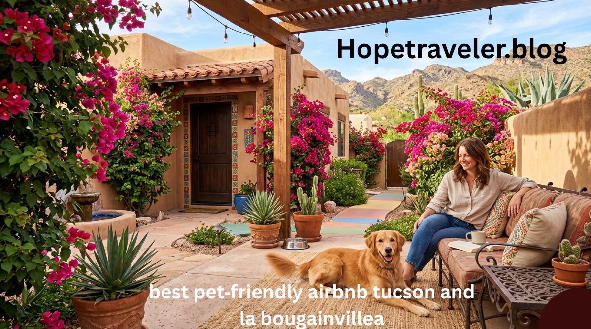 best pet‑friendly airbnb tucson and la bougainvillea