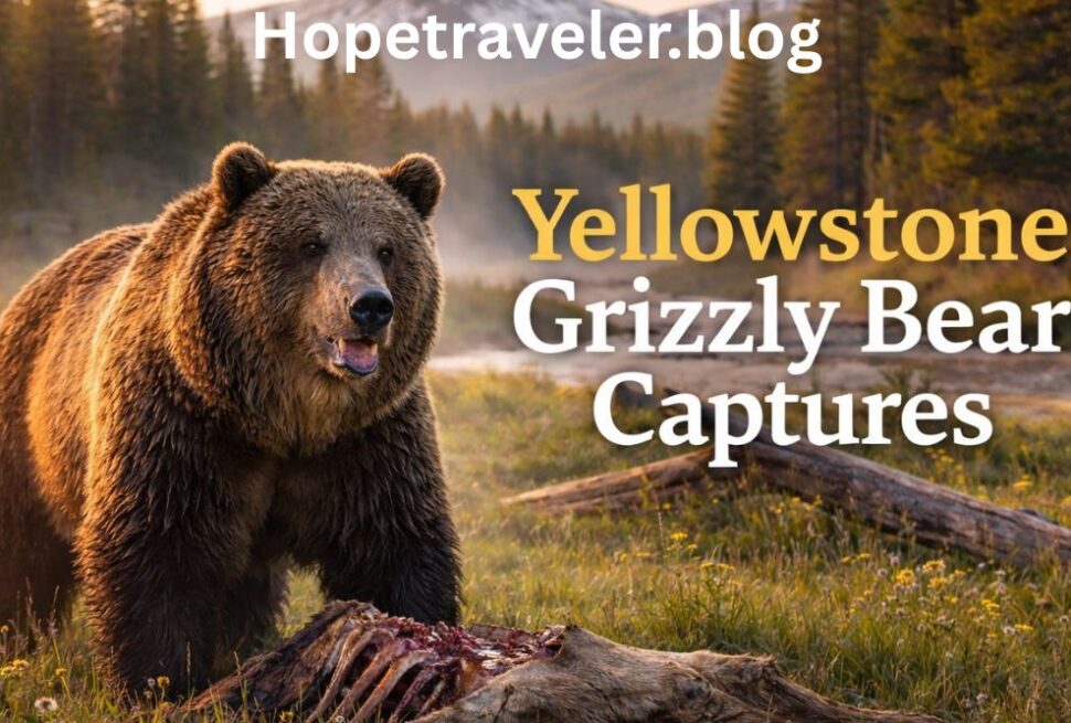 Yellowstone grizzly bear captures