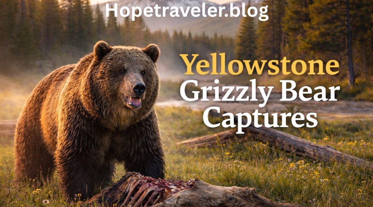Yellowstone Grizzly Bear Captures: Rare and Powerful Wildlife Moments